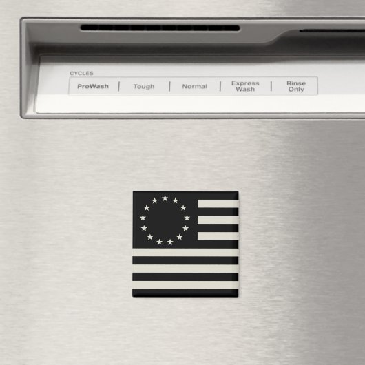 Manga, Betsy Ross Flag oder Circle American Flag Magnet (In Situ (Geschirrspüler))