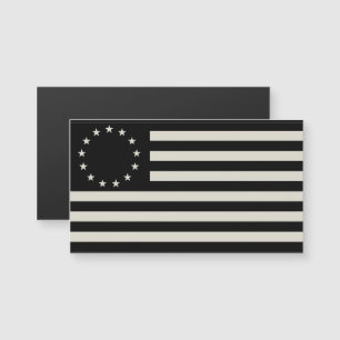 Manga, Betsy Ross Flag oder Circle American Flag Magnetkarte