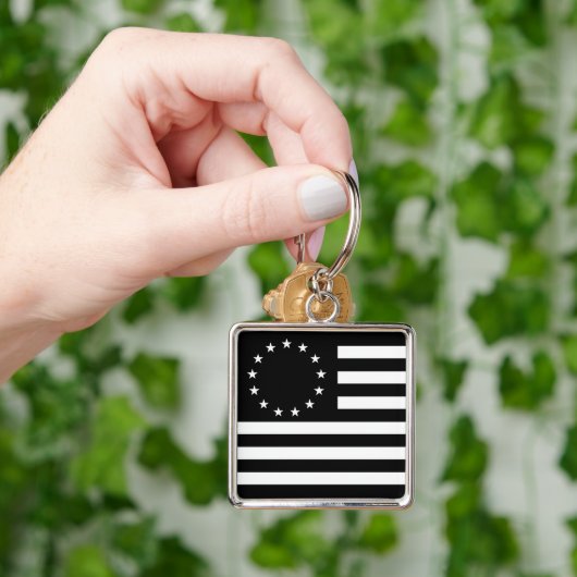 Manga, Betsy Ross Flag oder Circle American Flag Schlüsselanhänger (Hand)