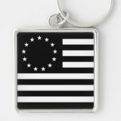 Manga, Betsy Ross Flag oder Circle American Flag Schlüsselanhänger (Vorne)