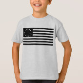 Manga, Betsy Ross Flag oder Circle American Flag T-Shirt (Vorderseite)