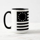 Manga, Betsy Ross Flag oder Circle American Flag Tasse (Links)