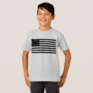 Manga, Betsy-Ross-Flagge oder Kreis-Amerikanische- T-Shirt