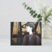 MANGA boy YOKOHAMA Postkarte (Stehend Vorderseite)