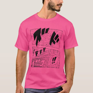Manga-Comic-Anime japanisch minimalistischer Vinta T-Shirt