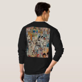 Manga Comic Strips Universell Long Sleeve T - Shir T-Shirt (Schwarz voll)
