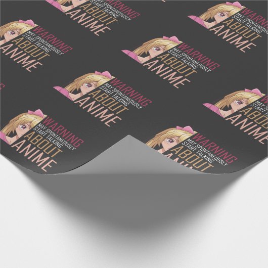 Manga Cosplay Fan Tee Geschenkpapier (Ecke)