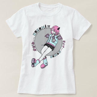 Manga Dämon pinkgirl T-Shirt