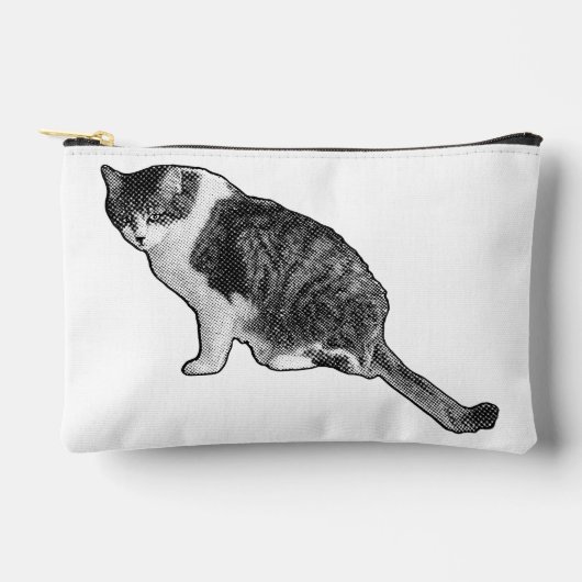 Manga Dot Cat Bag Makes Beauty Prep Playful Zubehörtasche (Vorderseite)