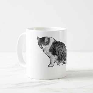 Manga Dot Cat bringt spielerische Stimmung in den Kaffeetasse