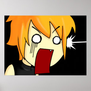 Manga Emote Boy TAOFEWA Kenneth Manga Chibi Poster