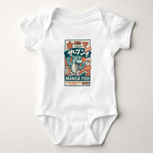 Manga-Fisch Baby Strampler