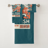 Manga-Fisch Badhandtuch Set (Insitu)