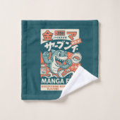 Manga-Fisch Badhandtuch Set (Waschlappen)