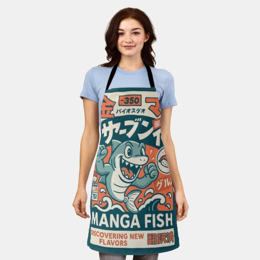 Manga-Fisch Schürze (Getragen)