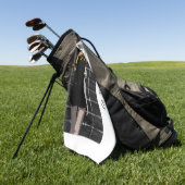 Manga-förmiges Design mit Abschied auf Japanisch Golfhandtuch (Gras)