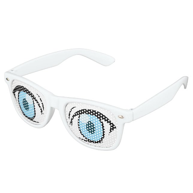 Manga Freaking Eyes Partybrille (Schrägansicht)
