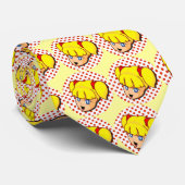 Manga gelbes Mädchen Krawatte (Gerollt)