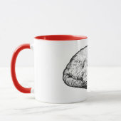 Manga-getupfter Winterlocken Tasse (Links)