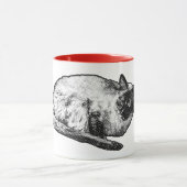 Manga-getupfter Winterlocken Tasse (Zentrum)