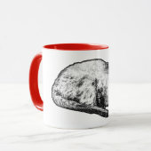 Manga-getupfter Winterlocken Tasse (Vorderseite Links)