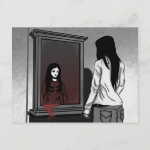 Manga Girl Card Postkarte