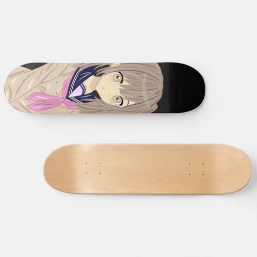 Manga girl skateboard (Horizontal)