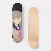 Manga girl skateboard (Vorderseite)