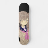 Manga girl skateboard (Vorderseite)