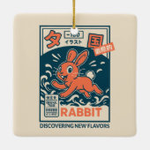 Manga-Hase Keramikornament (Rückseite)