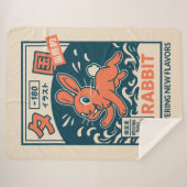 Manga-Hase Sherpadecke (Vorderseite (Horizontal))