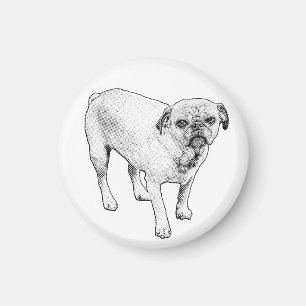 Manga-Hund-Magnet verbreitet täglich gepunktete gu Magnet