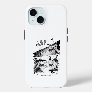 Manga ist mein Leben Anime Augen Glitch Art Case-Mate iPhone Hülle