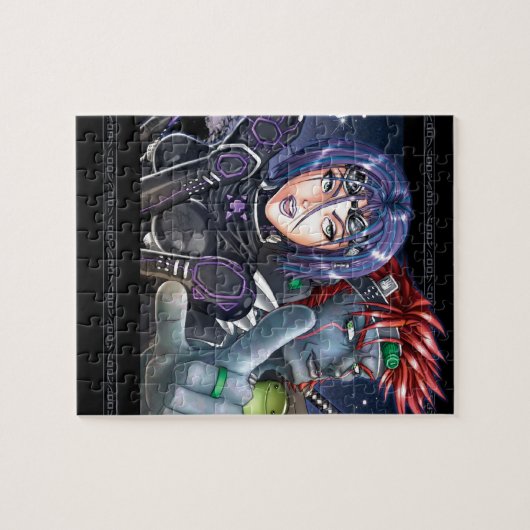 Manga Krieger Puzzle (Horizontal)