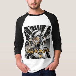 Manga-Krieger Raglan T-Shirt