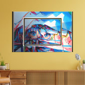 Manga Leinwanddruck (Insitu (Wohnzimmer))