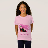 Manga Mädchen T-Shirt (Vorne ganz)