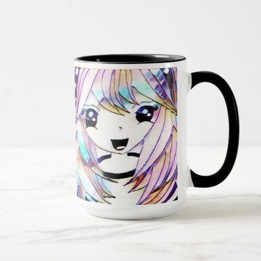 Manga Mädchen Tasse (Rechts)