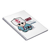 Manga martial arts boy notebook notizblock (Rechte Seite)