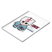 Manga martial arts boy notebook notizblock (Linke Seite)