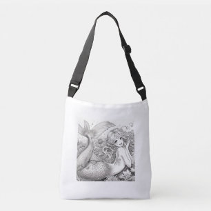 Manga Mermaid Gal auch Tragetaschen Mit Langen Trägern