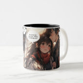 Manga Mini-Story "wirst du mich heiraten" Zweifarbige Tasse (VorderseiteRechts)