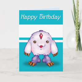 Manga Monster Happy Birthday Karte