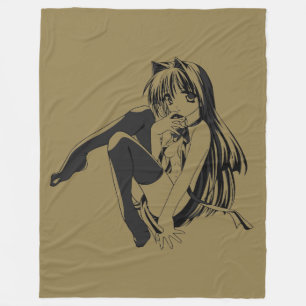 Manga, Neko Catgirl Furry Anime Loli Slave Fleecedecke