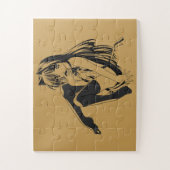 Manga, Neko Catgirl Furry Anime Loli Slave Puzzle (Vertikal)