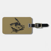 Manga, Neko Catgirl Furry Kawaii Loli Gepäckanhänger (Vorderseite horizontal)