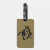 Manga, Neko Catgirl Furry Kawaii Loli Gepäckanhänger (Rückseite vertikal)