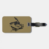 Manga, Neko Catgirl Furry Kawaii Loli Gepäckanhänger (Rückseite horizontal)