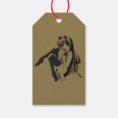 Manga, Neko Catgirl Furry Kawaii Loli Geschenkanhänger (Rückseite)