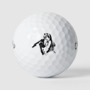 Manga, Neko Catgirl Furry Kawaii Loli Golfball